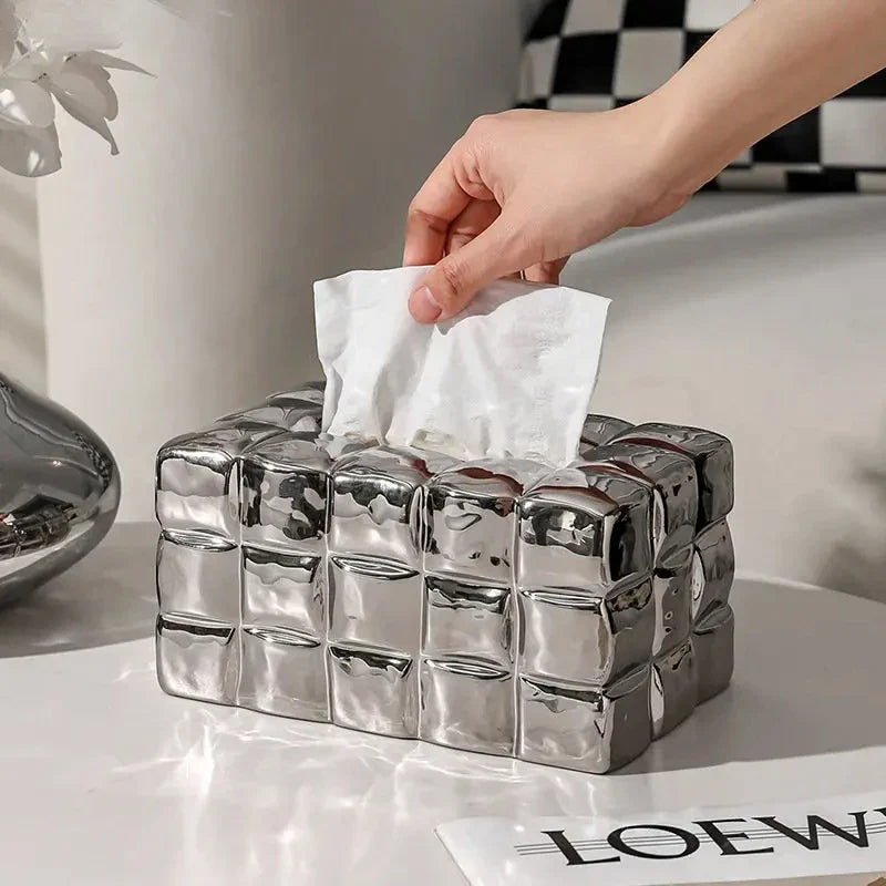 Tisshine Cube Tissue Box