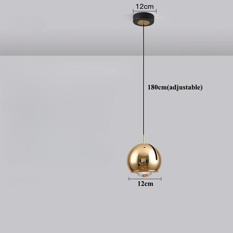 Variant image for Modern Adjustable Orb Pendant Light – Versatile Ceiling Light Fixture with Rotating Design for Kitchen and Home Decor-7