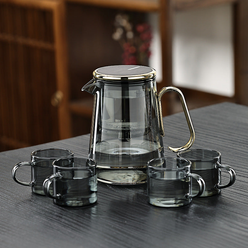 Variant image for Magnetic Glass Teapot with Infuser – 700ml Heat-Resistant Borosilicate and Stainless Steel for Perfect Brewing-4