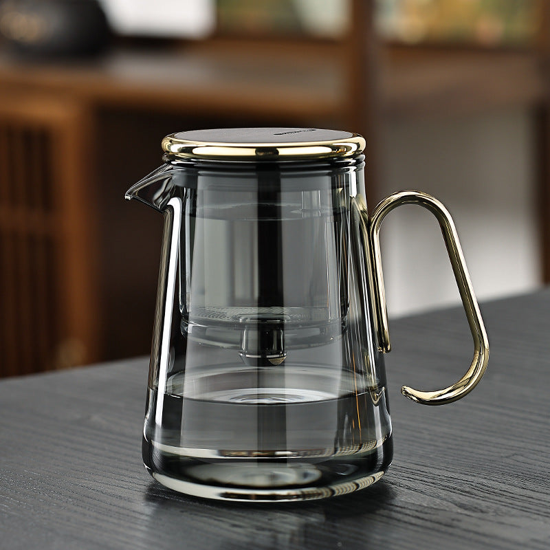 Magnetic Glass Teapot with Infuser – 700ml Heat-Resistant Borosilicate and Stainless Steel for Perfect Brewing-5