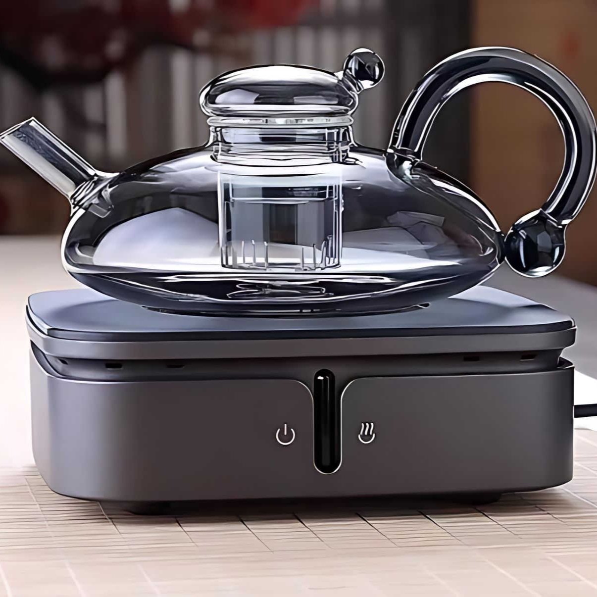 Elegant Filtration Teapot Set with Matching Cups – 600ml Heat-Resistant Borosilicate Glass Tea Set for Adults-5