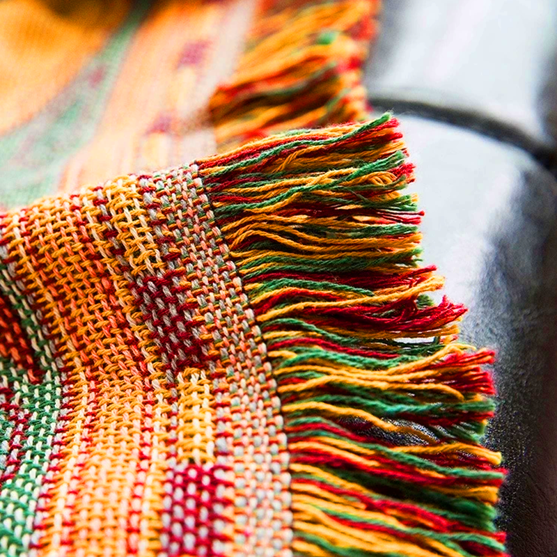 Globetrotter Boho Map Blanket