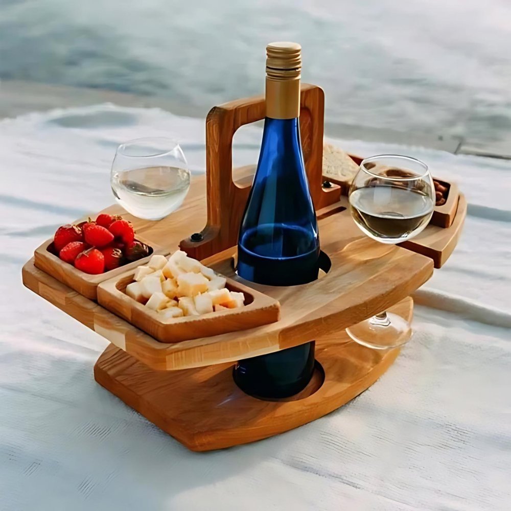 Mancini Acacia Wood Charcuterie Tray