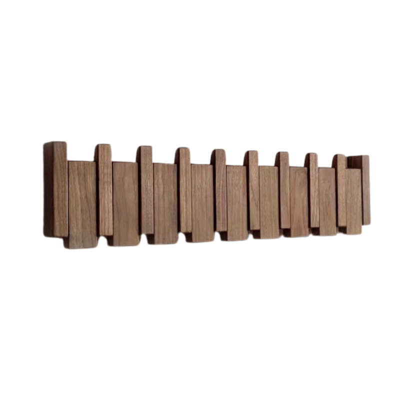 Handmade Wooden Wall Mounted Coat Rack