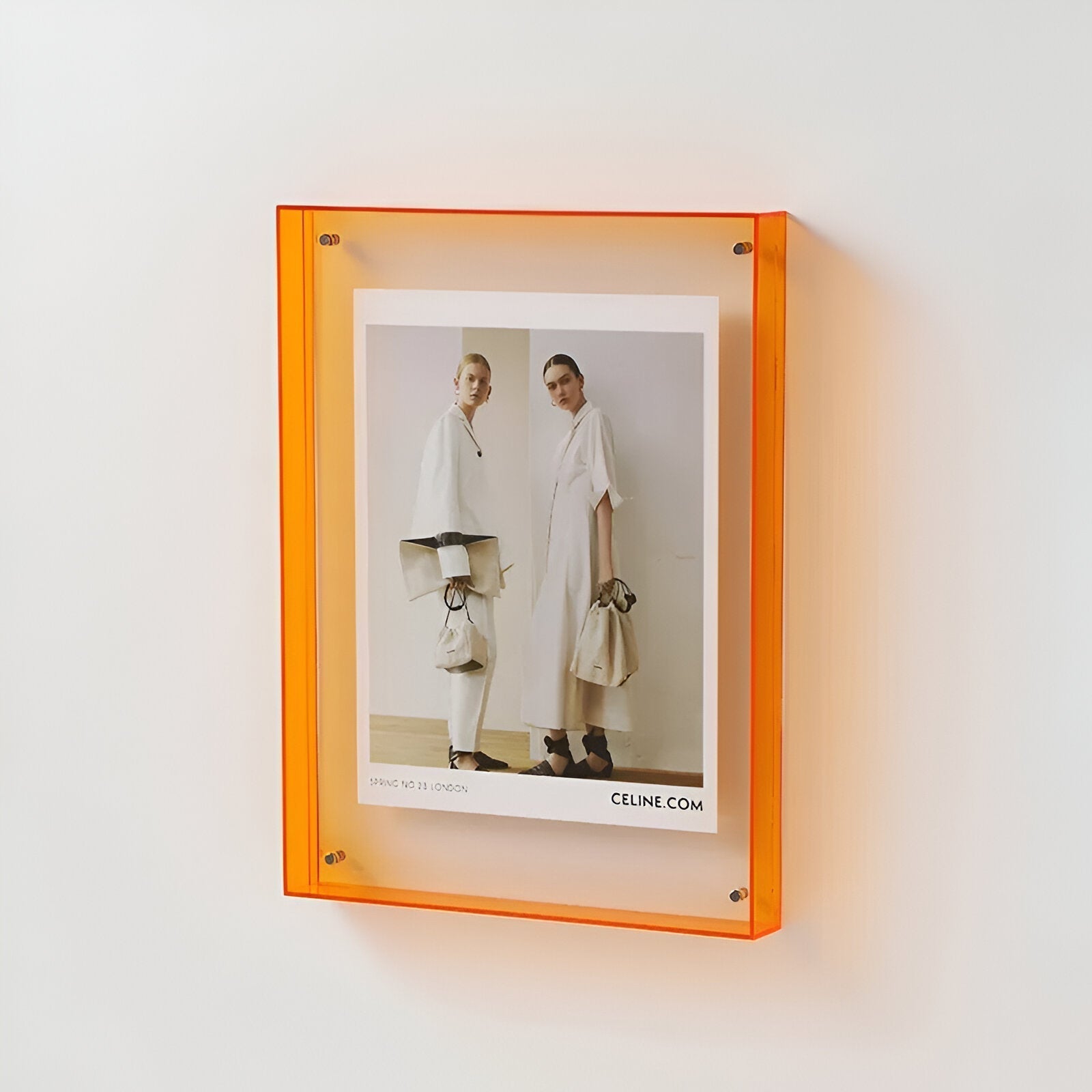 Transparent Acrylic Photo Frame – Modern Minimalist Design, Multiple Sizes for Wall Hanging or Tabletop Display-5