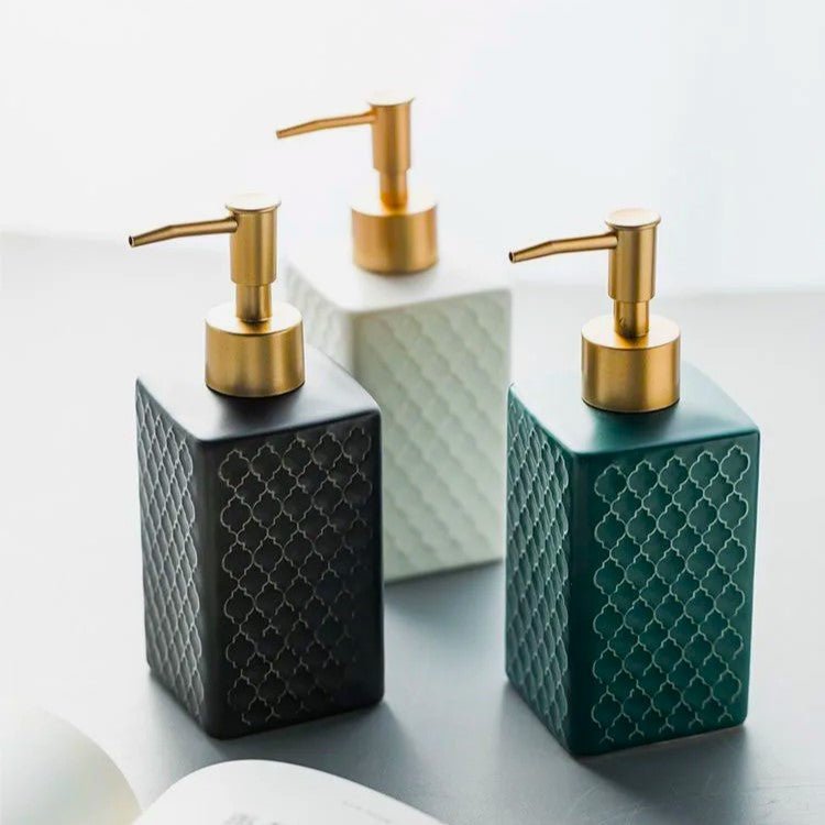 Regal Plaid Luxury Soap Dispenser