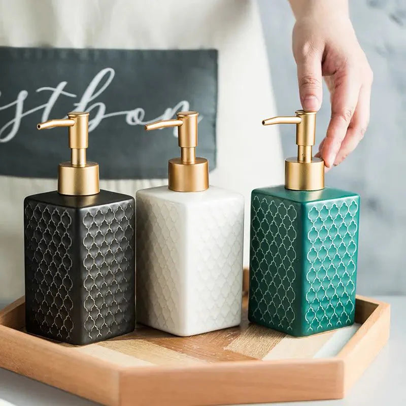 Regal Plaid Luxury Soap Dispenser