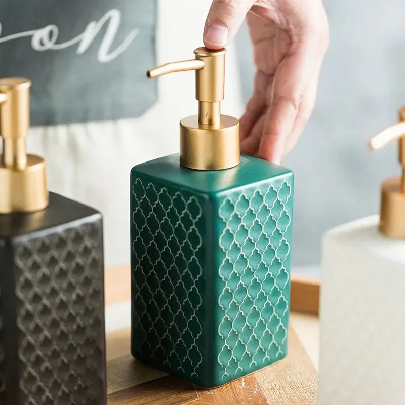 Regal Plaid Luxury Soap Dispenser