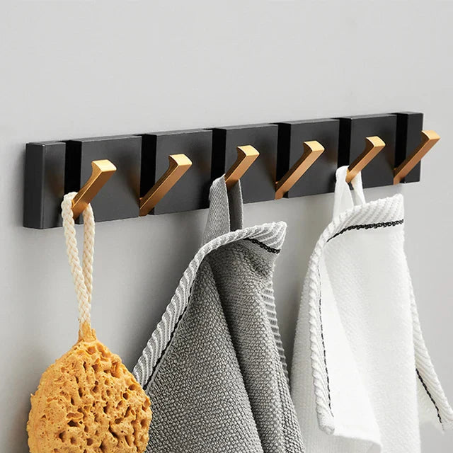 Variant image for Luxury Folding Wall Hook in Stainless Steel – Minimalist Design for Modern Interiors, Space-Saving and Durable Storage Solution-9