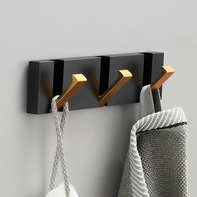 Variant image for Luxury Folding Wall Hook in Stainless Steel – Minimalist Space-Saving Design for Modern Interiors-3
