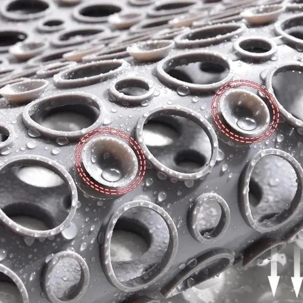 Luxury Non-Slip Shower Mat with Strong Suction Cups – Hygienic, Comfortable, and Easy to Clean Bathroom Essential-4