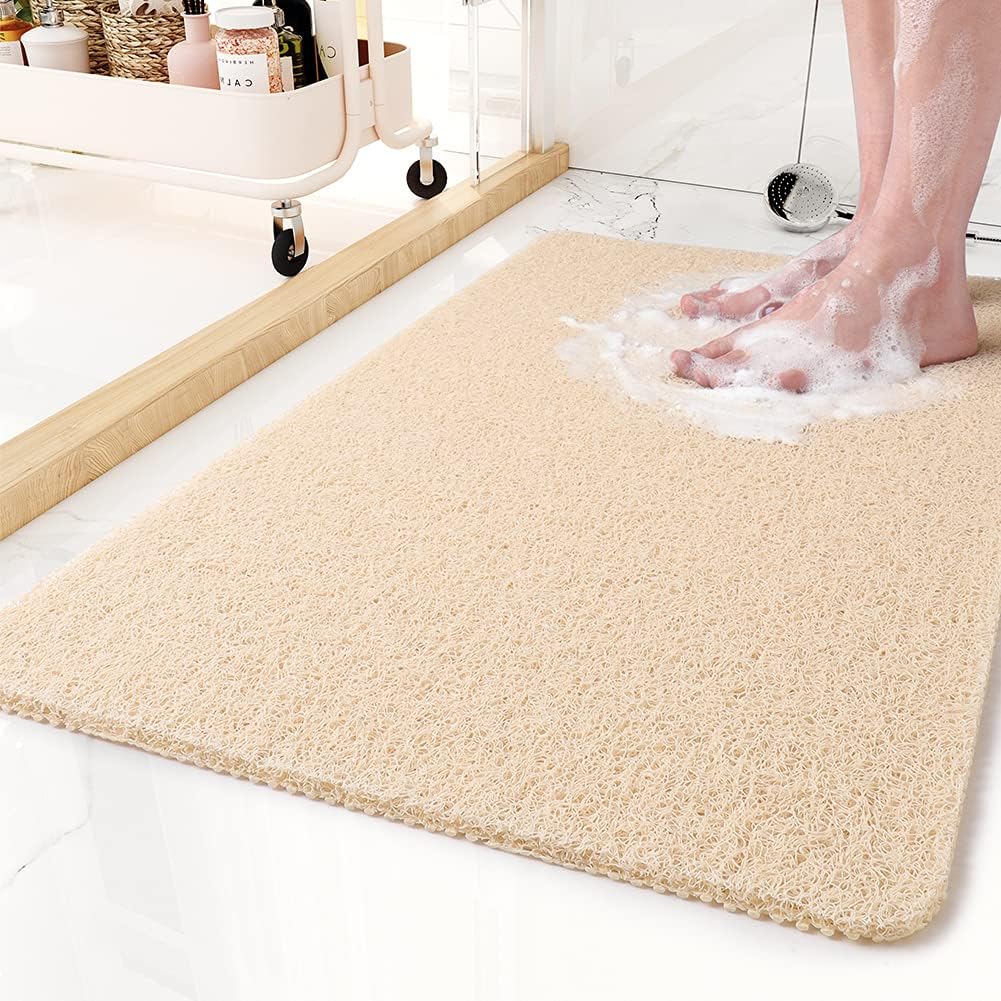 Variant image for Anti-Slip Shower Mat – Hygienic Non-Slip Bath Mat with Soft Loofah Texture, Quick-Drying, Flexible Fit for All Showers-5