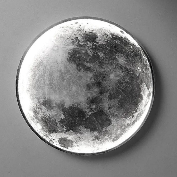 Lunara Sculpted Moon Wall Light