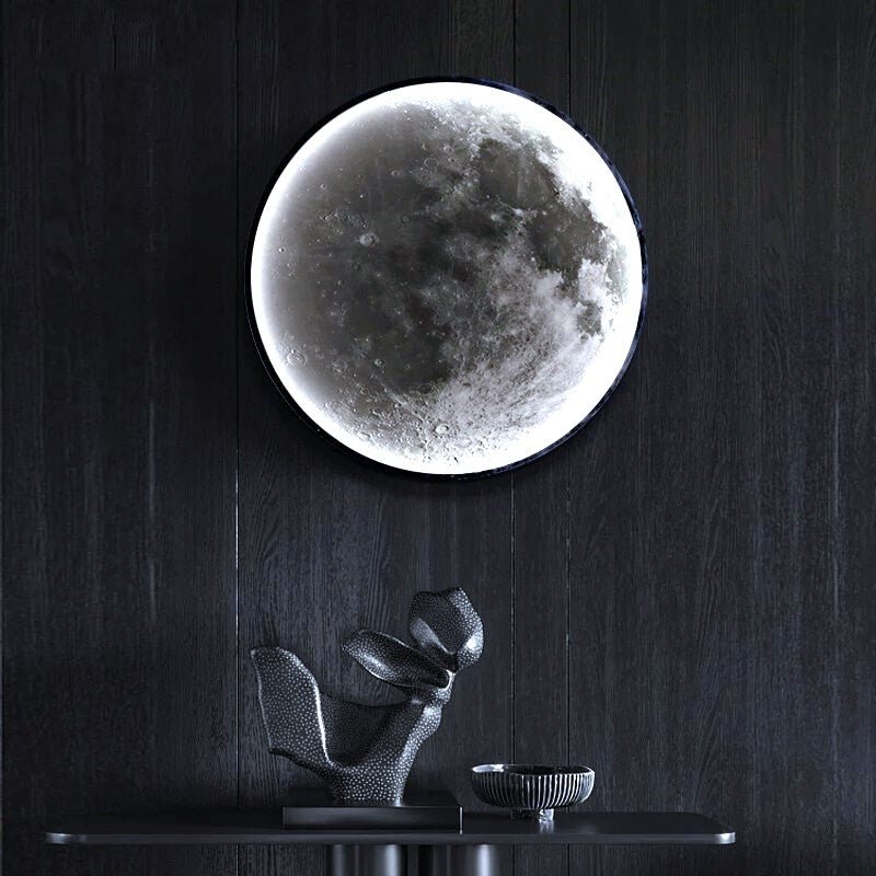 Lunara Sculpted Moon Wall Light