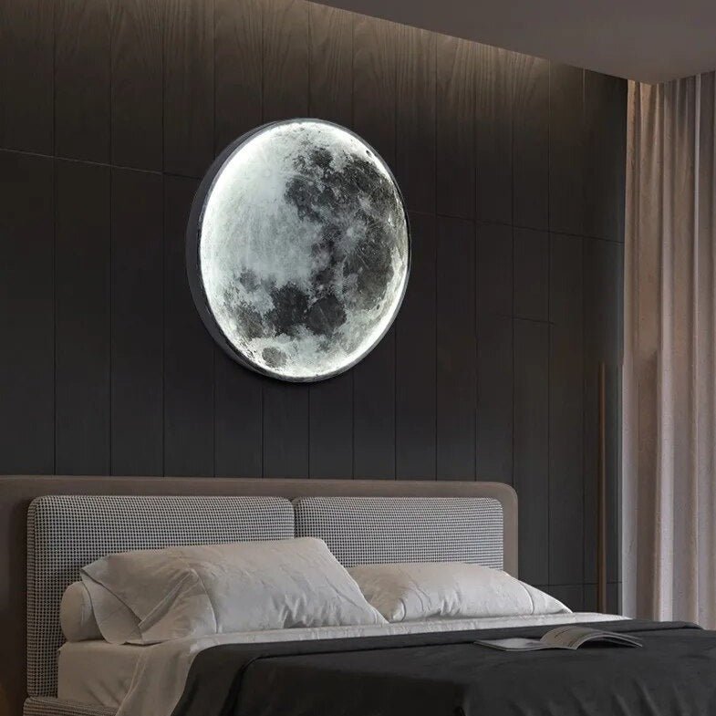 Lunara Sculpted Moon Wall Light