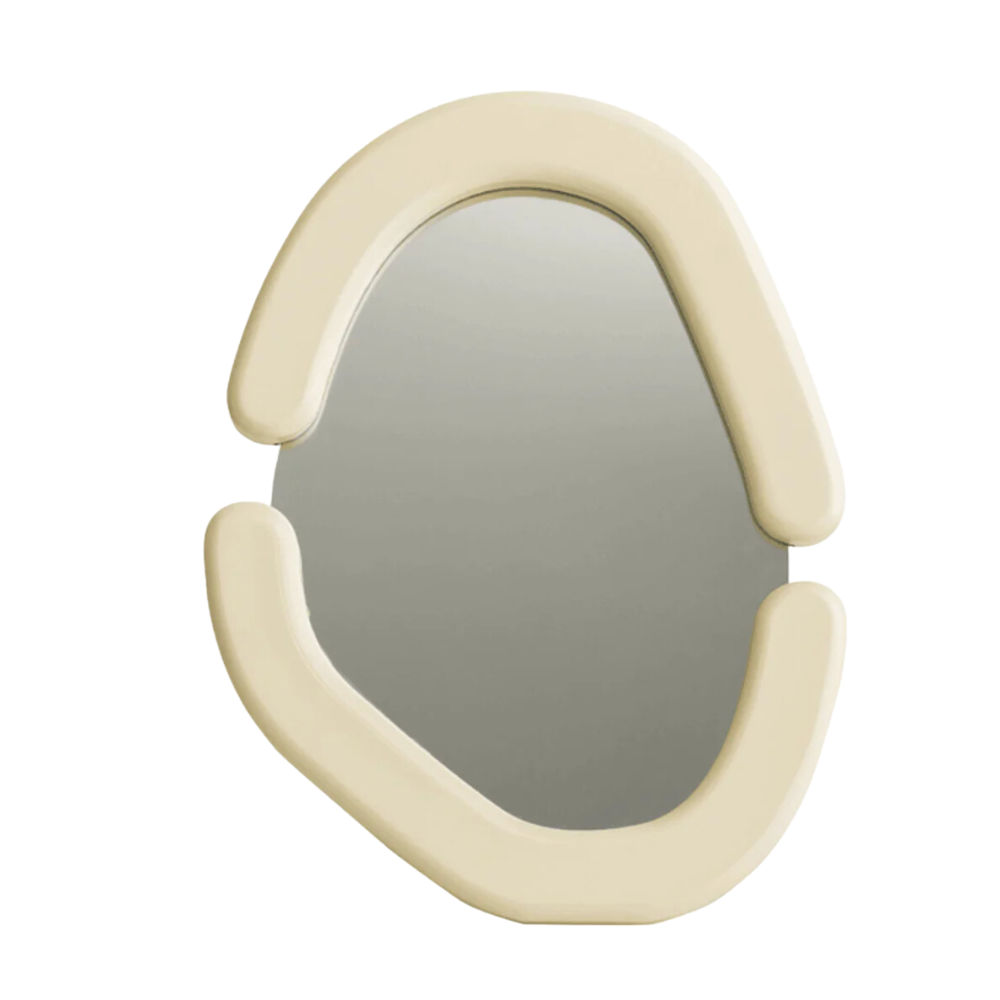 Scandinavian-Inspired Curved Accent Mirror