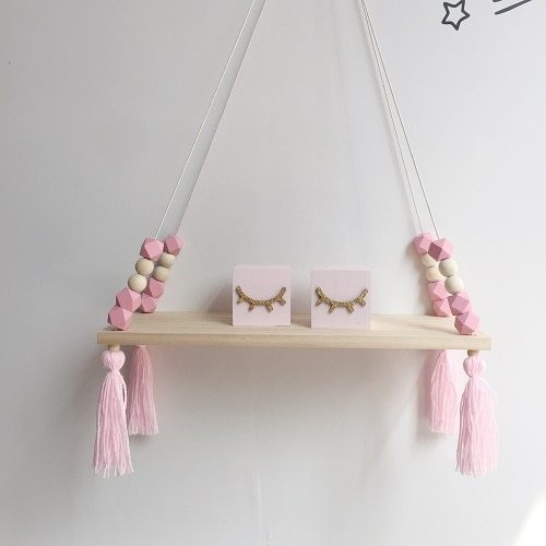 IckleNest – Wooden Hanging Shelf for the Nursery