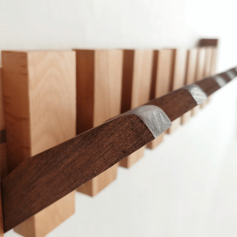 Handmade Wooden Wall Mounted Coat Rack