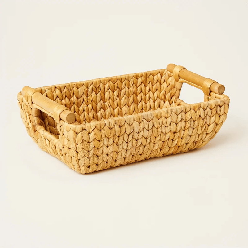 Organic Wicker Weave Storage Basket