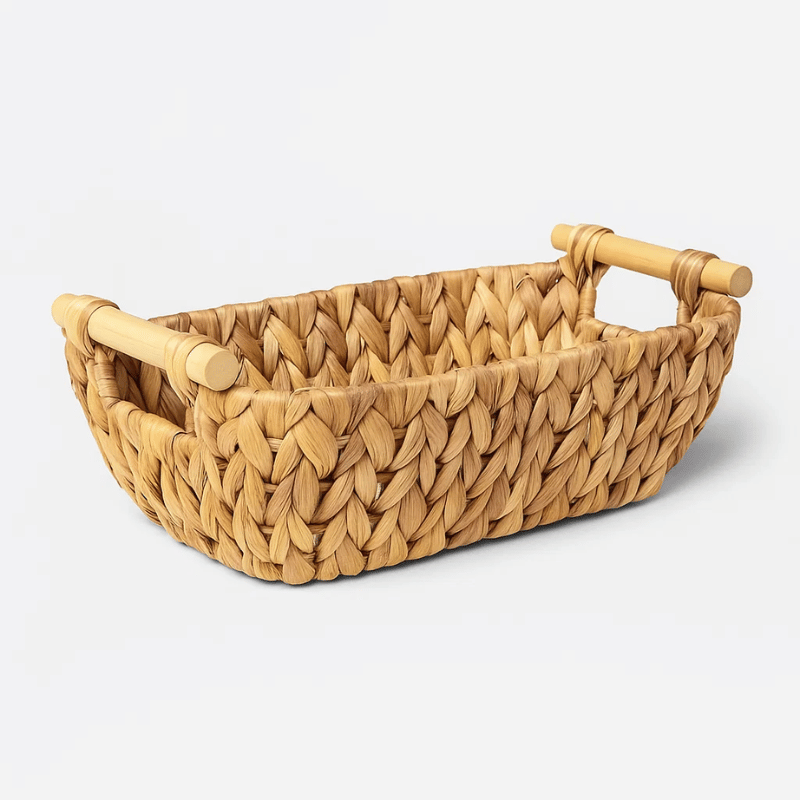 Organic Wicker Weave Storage Basket